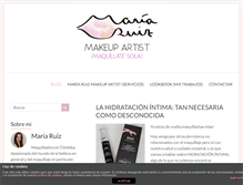 Tablet Screenshot of maquillatesola.com